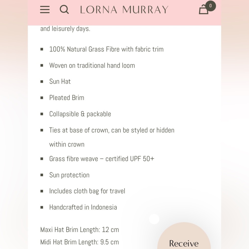 Lorna Murray
Roma | Luxe Capri Hat Midi - Picture 6 of 6